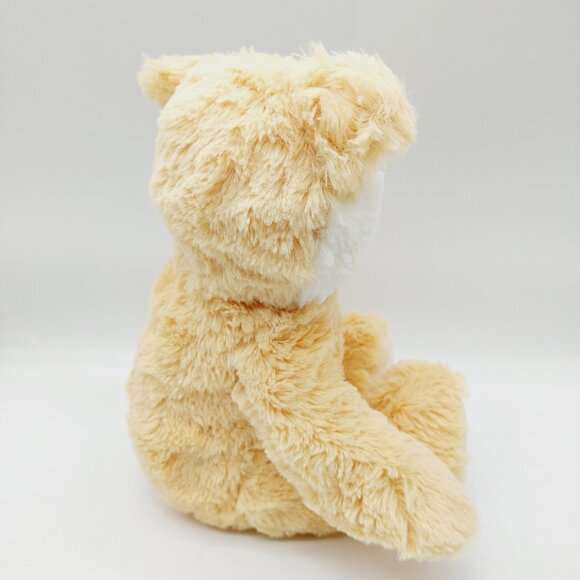 Silver One Fox Plush Stuffed Animal Lovie Toy 9" Sitting Embroidered Eyes - Picture 4 of 8